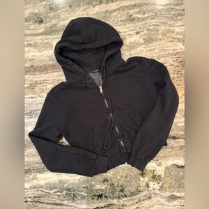 J.Gault Black Zip Up One Size